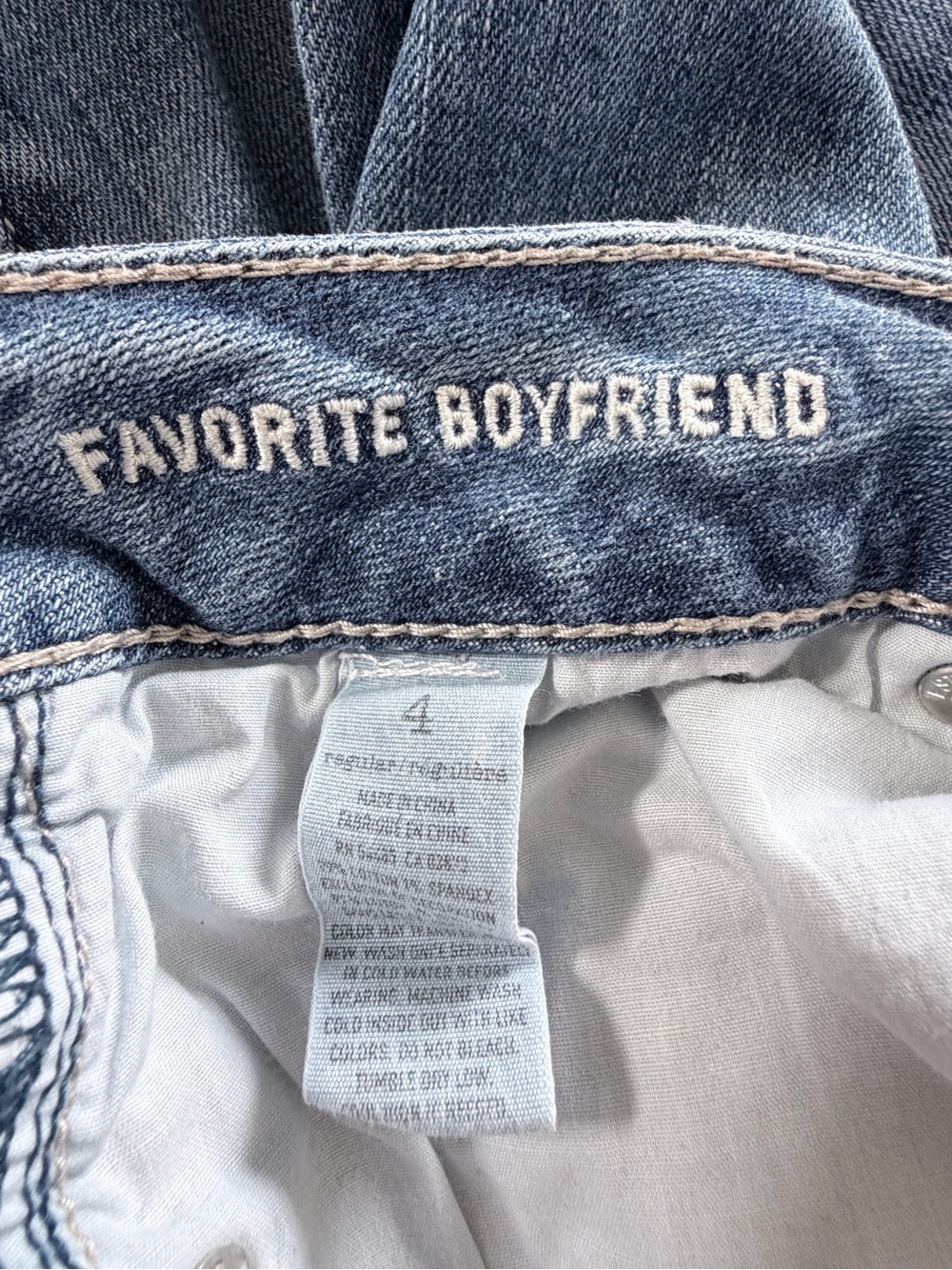 Vintage American Eagle Outfitters Super Low Rise Favorite Boyfriend Jeans - Picture 9 of 11